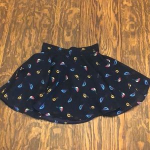 dELiA’s blue skirt